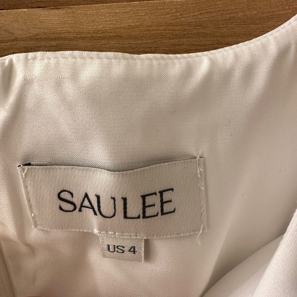 Sau Lee Betty Mini Dress in white size 4 - Picture 10 of 12